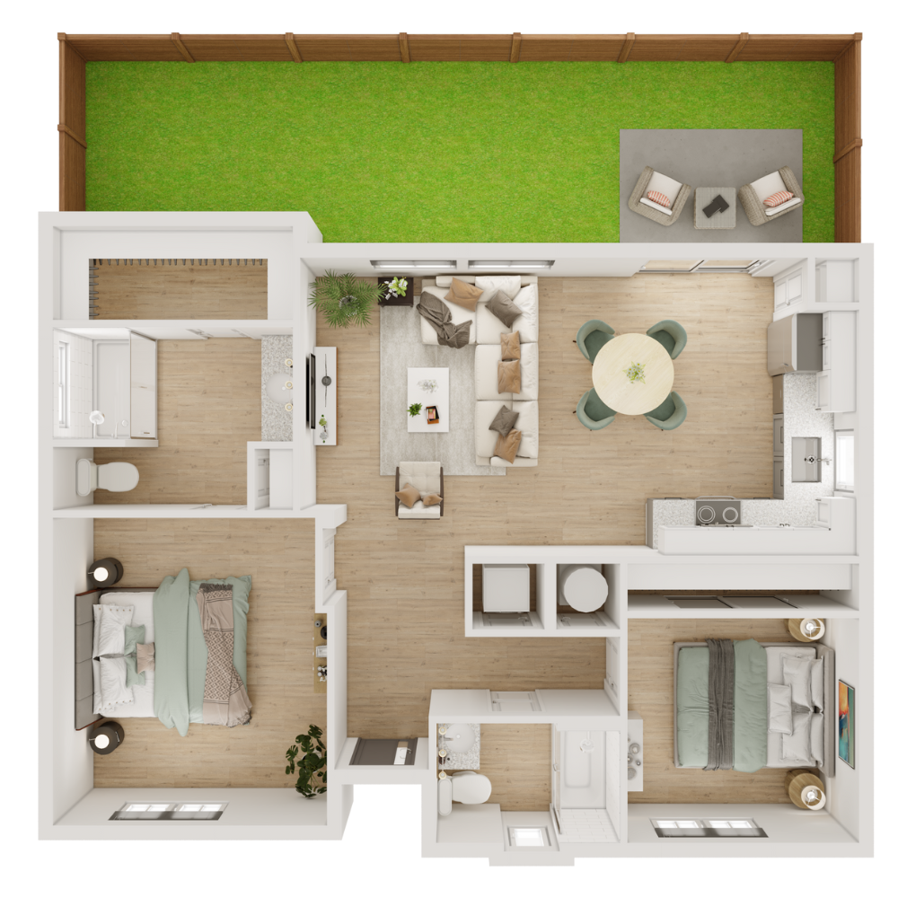 B floor plan